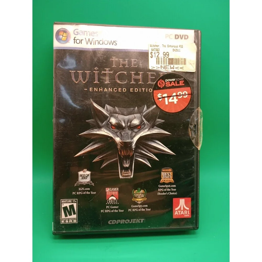 The Witcher Enhanced Edition 3 Disc Set With Book Guide